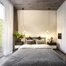 Optonica 19048 LED Pendant Lamp 15W Sand Black világítás