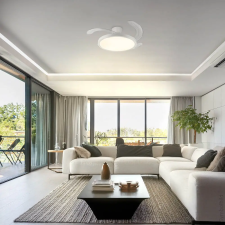 Optonica 19104 LED Fan Ceiling 36W/3CCT White Slim + Remote Control világítás