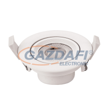 Optonica 3266 5W LED COB spot lámpa kerek billenthető AC100-240V 375LM 2700K világítás