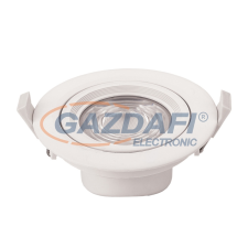 Optonica 3292 10W LED COB spot lámpa kerek billenthető AC100-240V 750LM 2700K világítás