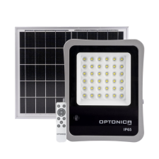 Optonica 5457 LED napelemes fényvető 15W 1200Lm 6000K 3.2V/10Ah kültéri világítás