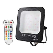 Optonica 5755 LED SMD fényvető fekete 30W 2400LM AC220-240V 120° IP65 RGB kültéri világítás