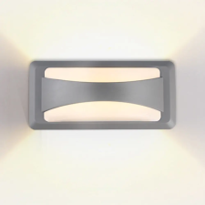 Optonica 7527 LED fali lámpa szürke 12W 4200K 410LM AC100-240V IP65 kültéri világítás
