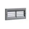 Optonica 7537 Wall Lamp Aluminium Clear PC E27 Socket IP54