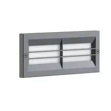 Optonica 7537 Wall Lamp Aluminium Clear PC E27 Socket IP54 világítás