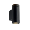 Optonica 7561 Wall Lamp Aluminium IP54 2xGU10 BLACK BODY