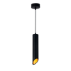 Optonica 9050 függeszték GU10 MR16 alumínium - kívül fekete/belül arany - 6X30CM