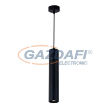 Optonica 9058 függeszték GU10 MR16 alumínium - kívül fekete/belül fekete - 6X50CM világítás