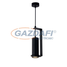 Optonica 9060 függeszték GU10 MR16 alumínium - kívül fekete/belül fekete - 6X20CM világítás