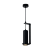 Optonica 9060 függeszték GU10 MR16 alumínium - kívül fekete/belül fekete - 6X20CM