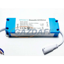 Optonica AC6027 LED panel DRIVER,dimmelhető 220V 20-30*1W 300MA villanyszerelés