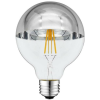 Optonica E27 LED izzó 4W 2700 Kelvin-40W-ot kiváltó-nagygömb-króm foncsorozott króm-átlátszó filament LED izzó (1887) E27