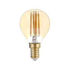 Optonica LED gömb, E14, G45, 4W, 2700K, 400lm, ARANYOZOTT FILAMENT - dimmelhető izzó