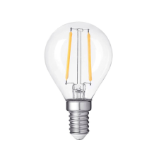 Optonica LED gömb, E14, G45, 4W, 2700K, 400lm, FILAMENT - dimmelhető izzó