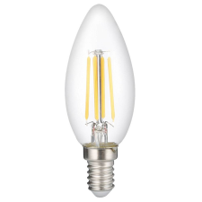 Optonica LED gyertya, E14, C35, 6W, 230V, 730LM, meleg fehér fény -FILAMENT izzó
