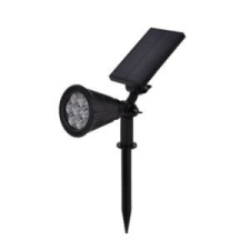 Optonica LED napelemes, leszúrható kerti lámpa;1,5W/6V zöld fény, 60lm, IP65 kültéri világítás