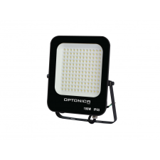 Optonica LED reflektor, 100W, 9000lm, AC230V, fekete ház, 90° IP65 2700K kültéri világítás