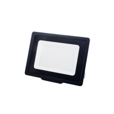 Optonica LED reflektor, 100W, SMD, fekete ház, 8000LM, 230V, 120° , 4500K - IP65 kültéri világítás