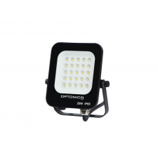 Optonica LED reflektor, 20W, 1800lm, AC230V, fekete ház, 90° IP65 6000K kültéri világítás