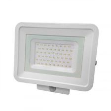 Optonica LED reflektor , 30 Watt , Ultra Slim , SMD , mozgásérzékelős , természetes fehér , fehér... kültéri világítás