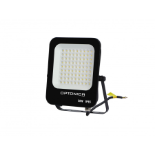 Optonica LED reflektor, 50W, 4500lm, AC230V, fekete ház, 90° IP65 6000K kültéri világítás