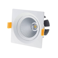 Optonica LED spotlámpa, 15W, COB, négyszögletes, billenthető, semleges fehér fény világítás