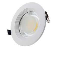 Optonica LED spotlámpa, 20W, COB, kerek, fehér fény világítás