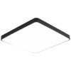 Optonica Modern fekete Mennyezeti Négyzet LED Lámpa ø60cm 64W 4800lm 3000K Meleg fehér 2926