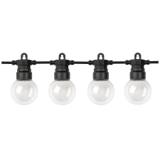 Optonica napelemes szolár LED fényfüzér 10m 20db LED 128lm 2700K IP65 9093 kültéri világítás