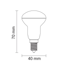Optonica R39 LED Izzó E14 4W 300lm 2700K meleg fehér 1489 izzó