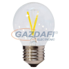 Optonica SP1869 LED fényforrás,filament G45 E27 4W 175-265V 400lm 2700K 300° 45x78mm IP20 A+ 25000h