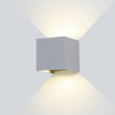 Optonica Szürke fali lámpa, 230V, 12W,646LM,4000K - IP54 világítás