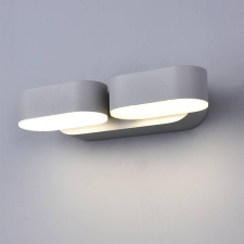 Optonica Szürke fali lámpa,230V, 2*6W,1440LM,3000K - IP54 világítás
