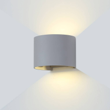 Optonica Szürke fali lámpa, 230V, 6W,480LM,3000K - IP54 világítás