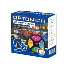 Optonica WIFI LED szalag 60Led/m 4W/m 12V 5050 RGB+WW 5m SZETT 4325 világítási kellék