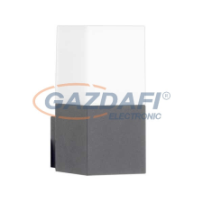 Optonica WL7421 falilámpa alumínium sötétszürke 16W 1xE27 IP44 165x106x74mm alumínium világítás