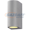 Optonica WL7439 fali lámpa alumínium ezüst IP54 2*GU10 AC220-240V