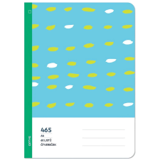 OPTYS 465 Négyzetrácsos füzet, famentes, égbolt mintás borító füzet