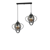 Opviq Chandelier Black Fume 8774-5