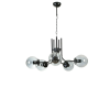 Opviq Chandelier Black Fume 8781-5
