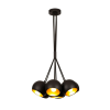  Opviq Chandelier Black Gold Sivani - MR-630