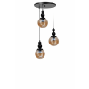 Opviq Chandelier Honey Black 9053-3