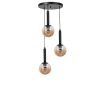  Opviq Chandelier Honey Black 9058-3