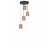 Opviq Chandelier Oak Black 9075-4