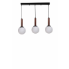 Opviq Chandelier White Walnut Black 9071-5