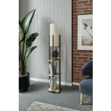  Opviq Floor Lamp Oak Quatro - Oak világítás