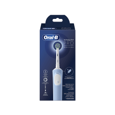 Oral-B 80714514 Vitality Pro Protect X Clean Elektromos fogkefe, kék, 1 db fogkefefej, 1 db bónusz fogkrém elektromos fogkefe