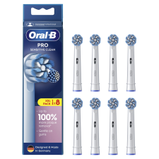Oral-B EB60X SensitiveClean Elektromos fogkefe Pótfej - Fehér (8db) pótfej, penge