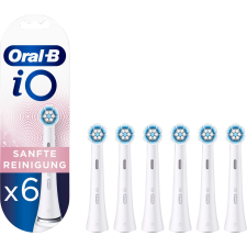Oral-B iO Gentle Care Elektromos fogkefe Pótfej - Fehér (6db) pótfej, penge