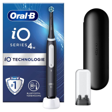 Oral-B iO Series 4 Elektromos fogkefe - Fekete elektromos fogkefe